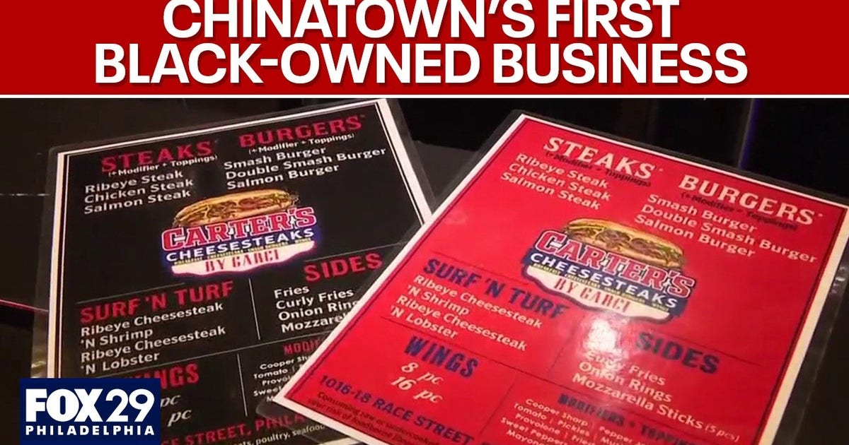 Carter’s Cheesesteaks: First Black-owned business to open in Philadelphia's Chinatown