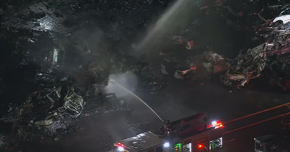 Fire at EMR Metal Recycling facility in Camden, New Jersey, quickly contained 1 month after company was sued