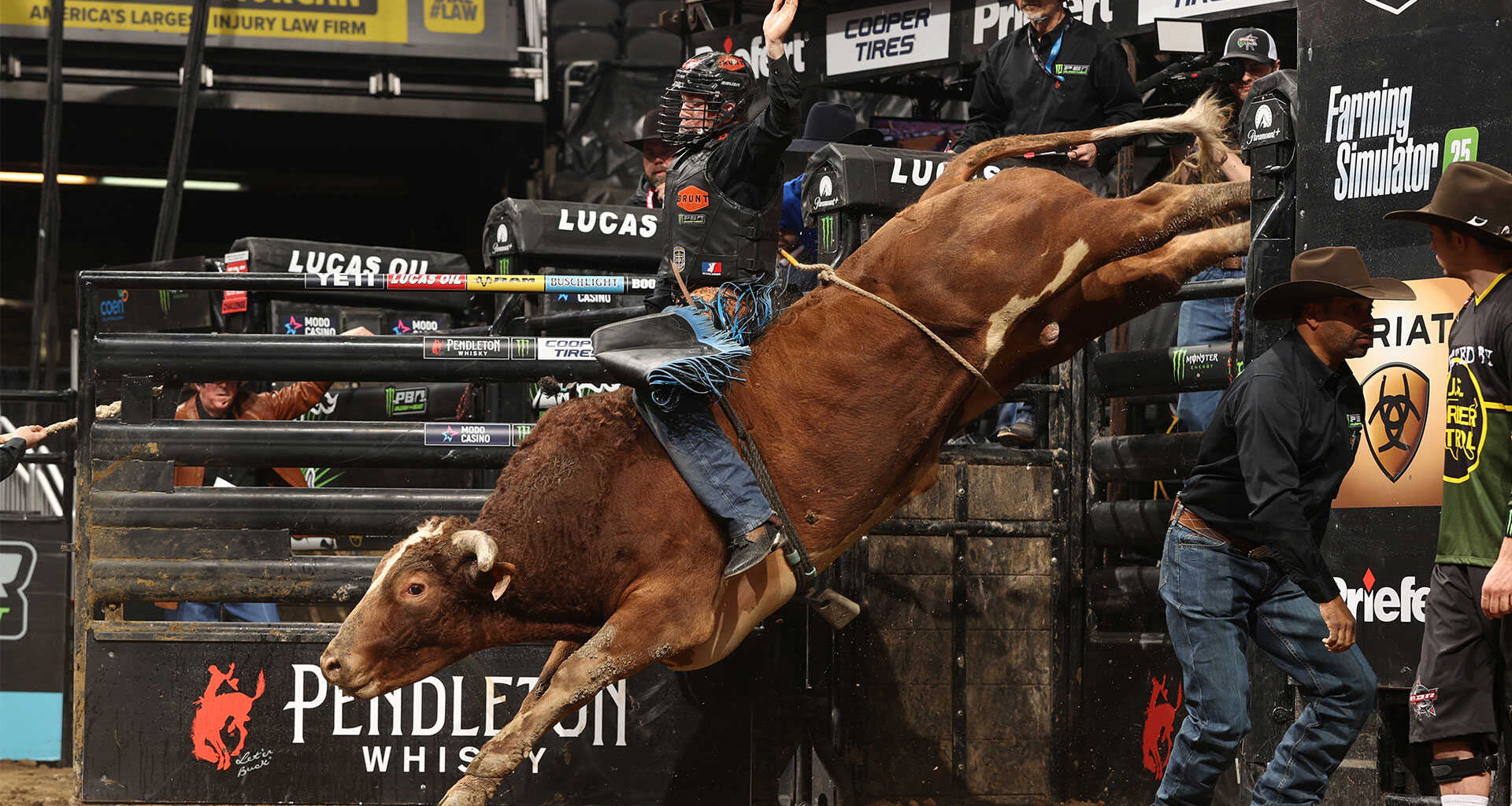 Cort McFadden wins round 1 of PBR Unleash The Beast event at sold out PPG Paints Arena in Pittsburgh