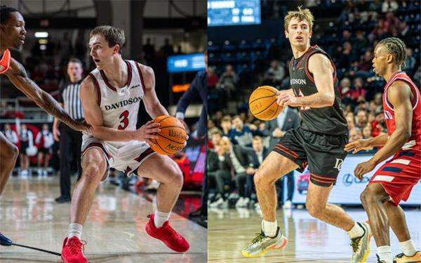 Lower Merion's Sam Brown, Parkland's Nick Coval reunite in Davidson's backcourt