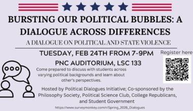 Bursting Our Political Bubbles: Spring Dialogues