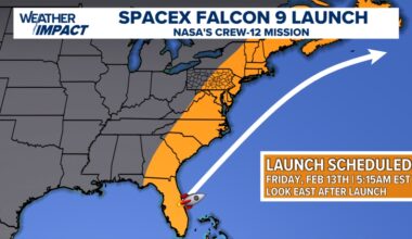 SpaceX Falcon 9 launch may be visible for some in Pennsylvania early Friday morning