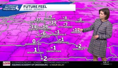 One final frigid morning for western PA