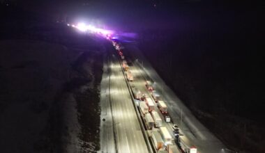 Overnight tractor-trailer crash in Hempfield Township shuts down Interstate 70 traffic