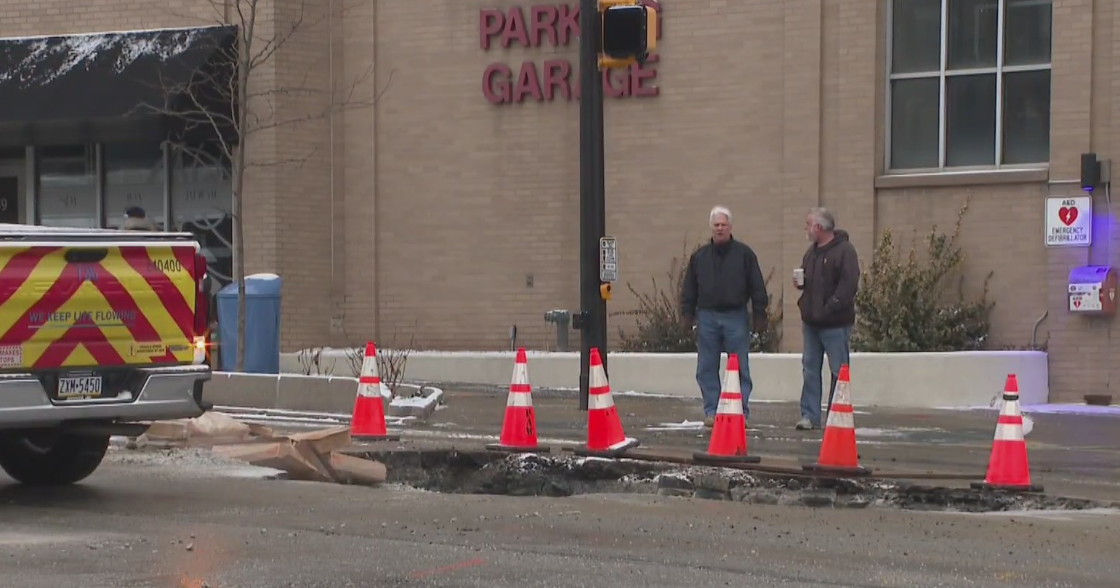 Drivers detoured in Mount Lebanon due to water main break on Route 19