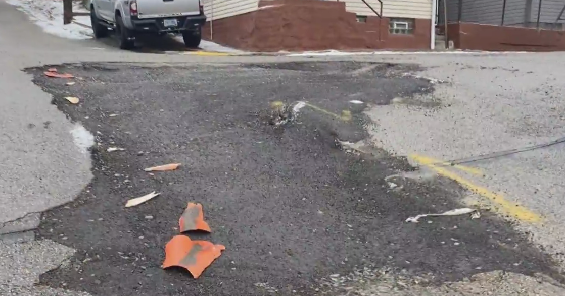 Temporary road repair causes problems for drivers in Pittsburgh's South Side Slopes neighborhood