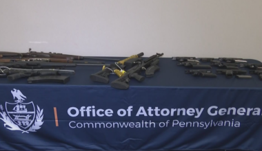 Attorney General Dave Sunday touts record seizure of 41 illegal guns in southwestern Pennsylvania