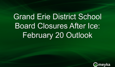 Grand Erie District School Board Closures After Ice: February 20 Outlook