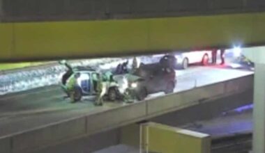 Two hurt in crash near bridge in Pittsburgh