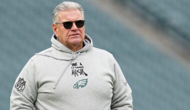 Jeff Stoutland, Philadelphia Eagles' longtime OL coach, is leaving the team after 13 seasons