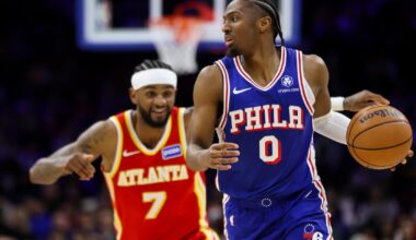 Without Joel Embiid, Philadelphia 76ers drop third straight game in loss to Atlanta Hawks