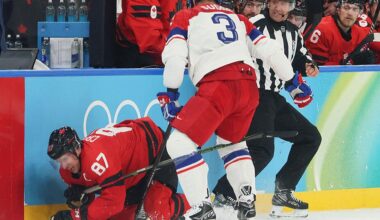 Penguins captain Sidney Crosby injured in Olympic quarterfinal against Czechia