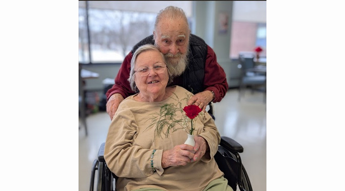 Resident at Gracedale Celebrates 60+ Years of Marriage With a Special Valentine’s Luncheon