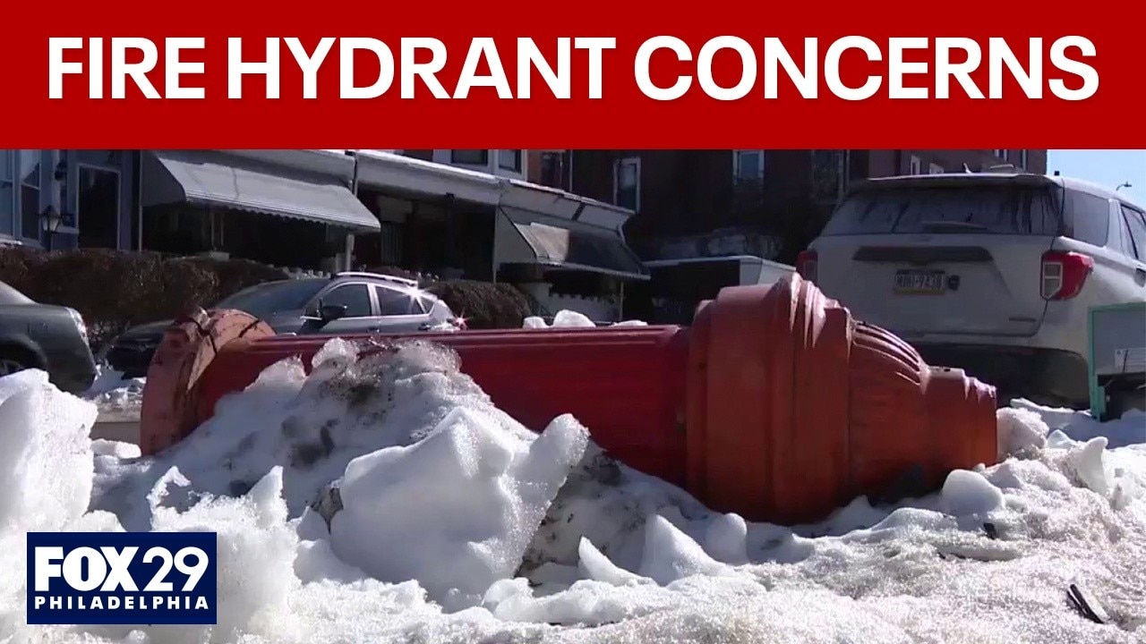West Philadelphia residents raise concerns over damaged hydrants after snow