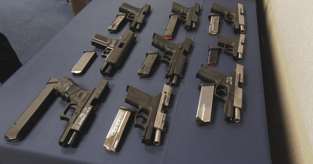 41 illegal guns seized in Southwestern Pennsylvania in January – WPXI