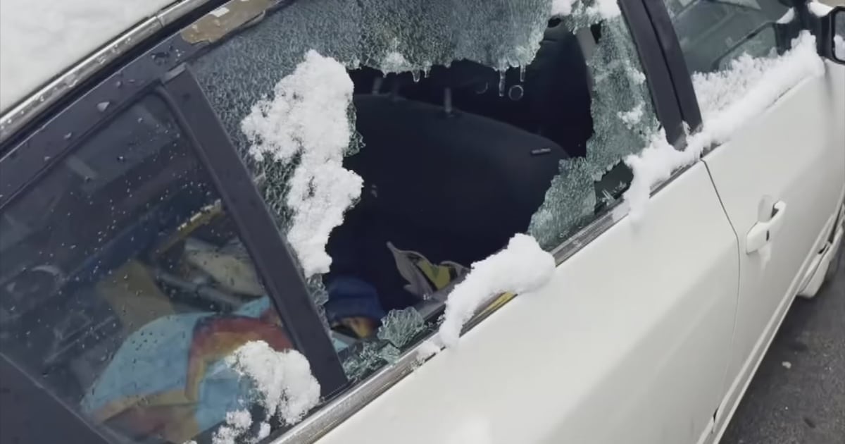 Car damaged when nearly 30 shots were fired on a busy Pittsburgh street – WPXI