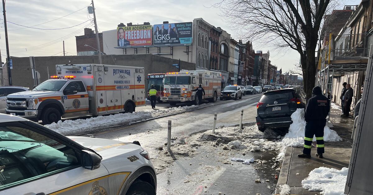 Driver runs after hitting pedestrian on busy Pittsburgh street, but is quickly apprehended – WPXI