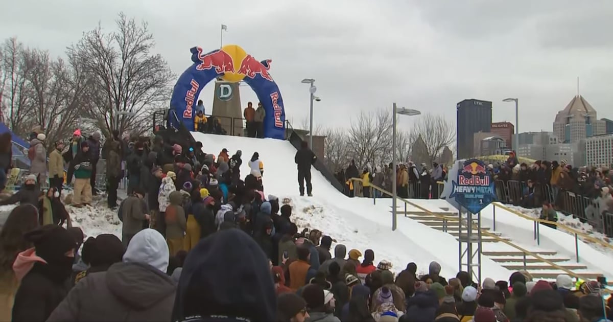 Red Bull Heavy Metal street snowboarding competition makes high-energy Pittsburgh debut despite cold – WPXI