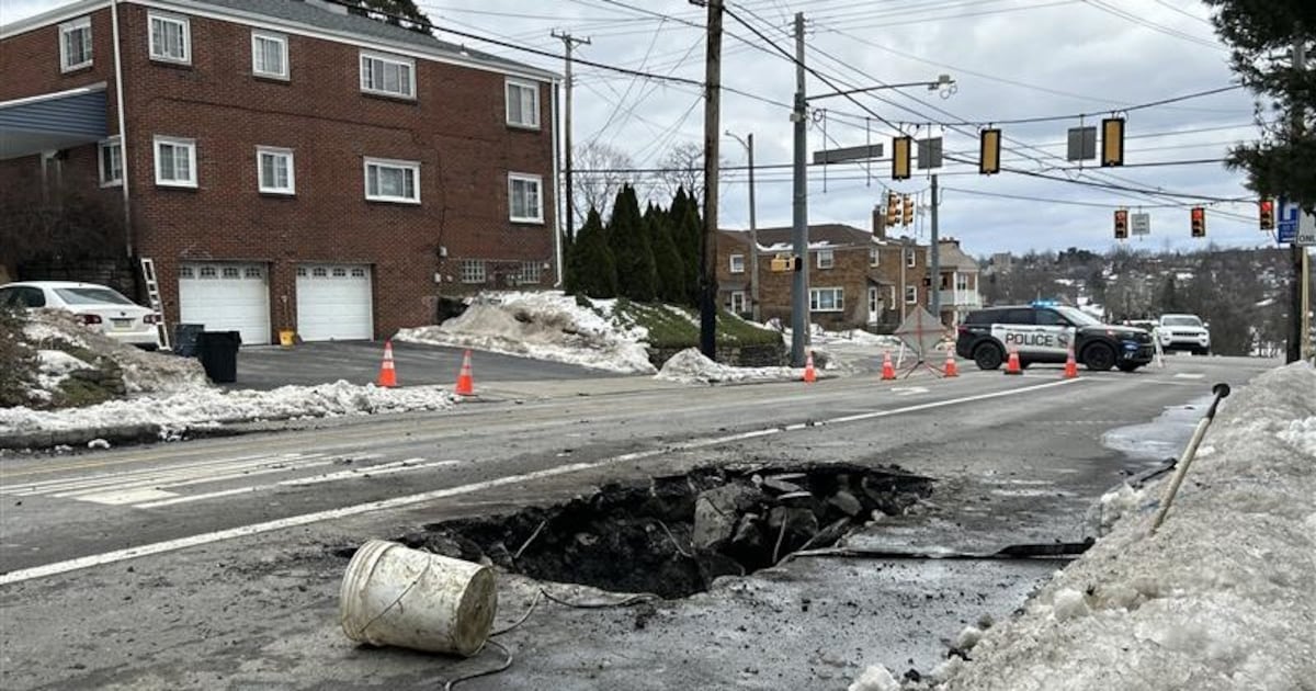 Busy road in Mount Lebanon closed due to water main break – WPXI