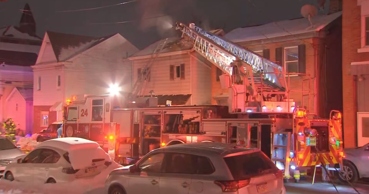 Pittsburgh police officers spot house fire on way to another call, help get resident out – WPXI