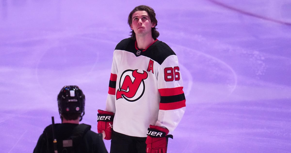 Olympic hero Jack Hughes keeps waiting for life to return to normal. It didn't happen in Pittsburgh