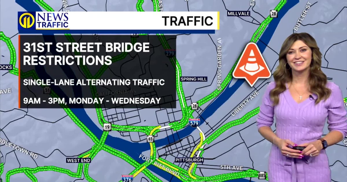 31st Street Bridge restrictions – WPXI
