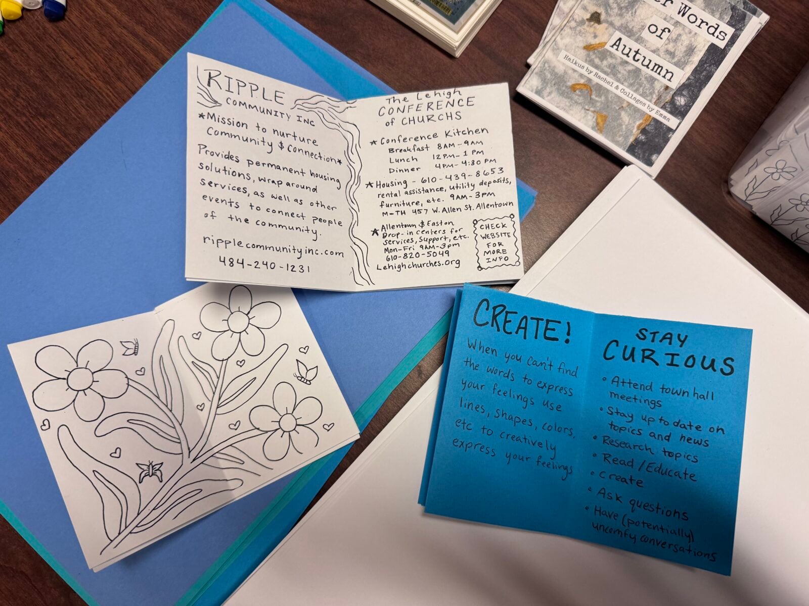 emma ryan art teacher zines alternative gallery icebreaker allentown pa