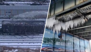 Firefighters put out hot spots from train fire near Falls Bridge – NBC10 Philadelphia