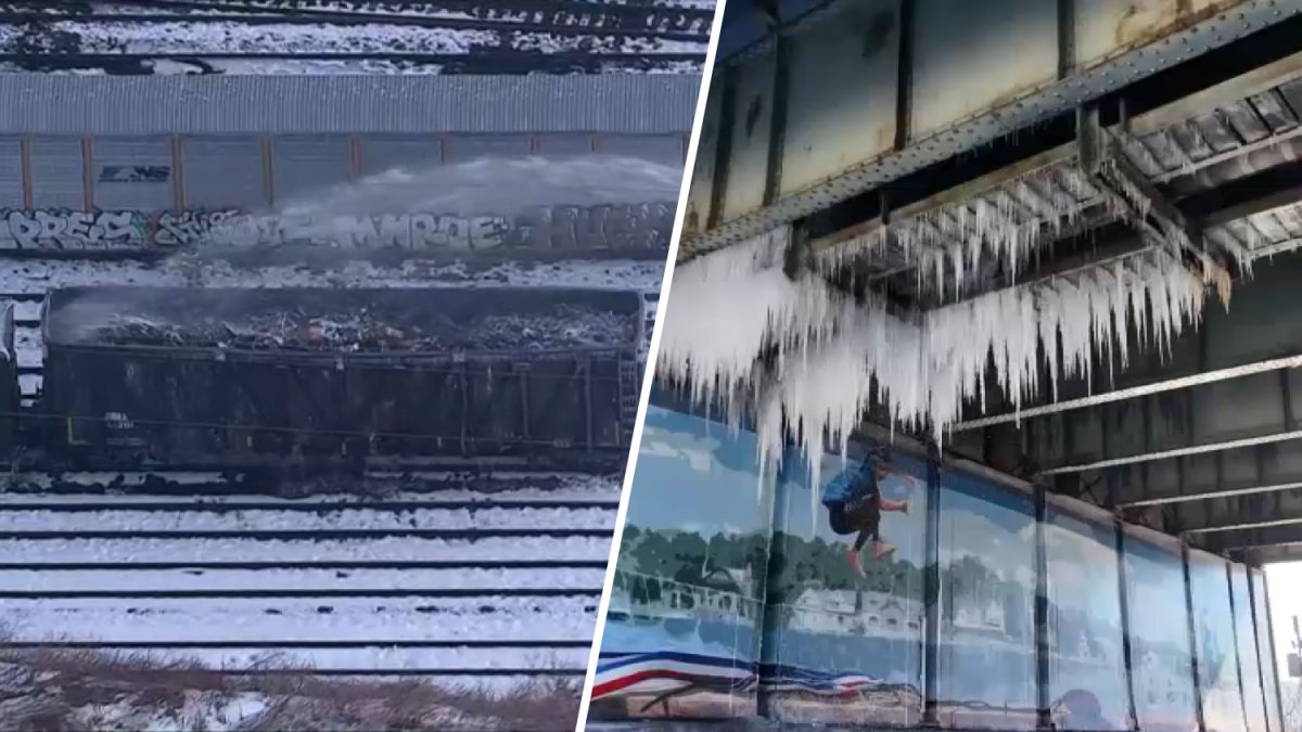 Firefighters put out hot spots from train fire near Falls Bridge – NBC10 Philadelphia