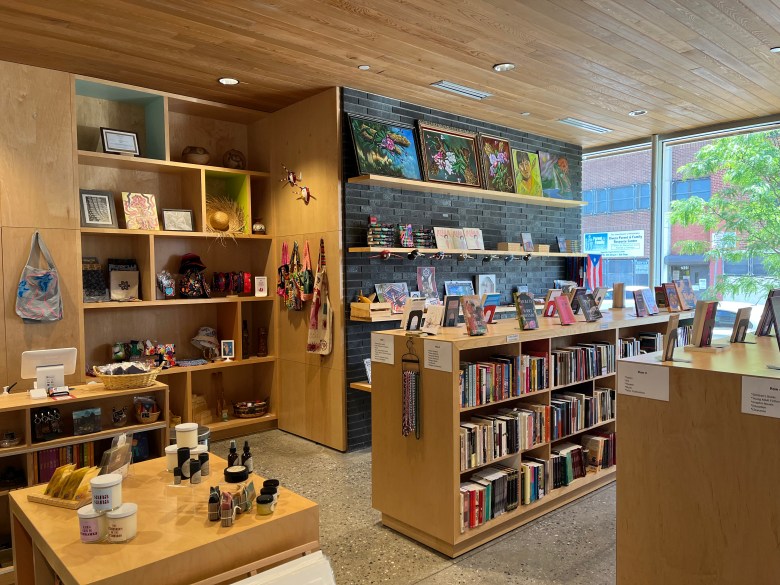 The Julia de Burgos bookstore at Taller Puertorriqueño has been in North Philly for decades, but changed its name in 2022 to reflect its collection of Latin American literature
