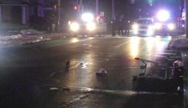 Pedestrian struck by car in New Castle, Pennsylvania
