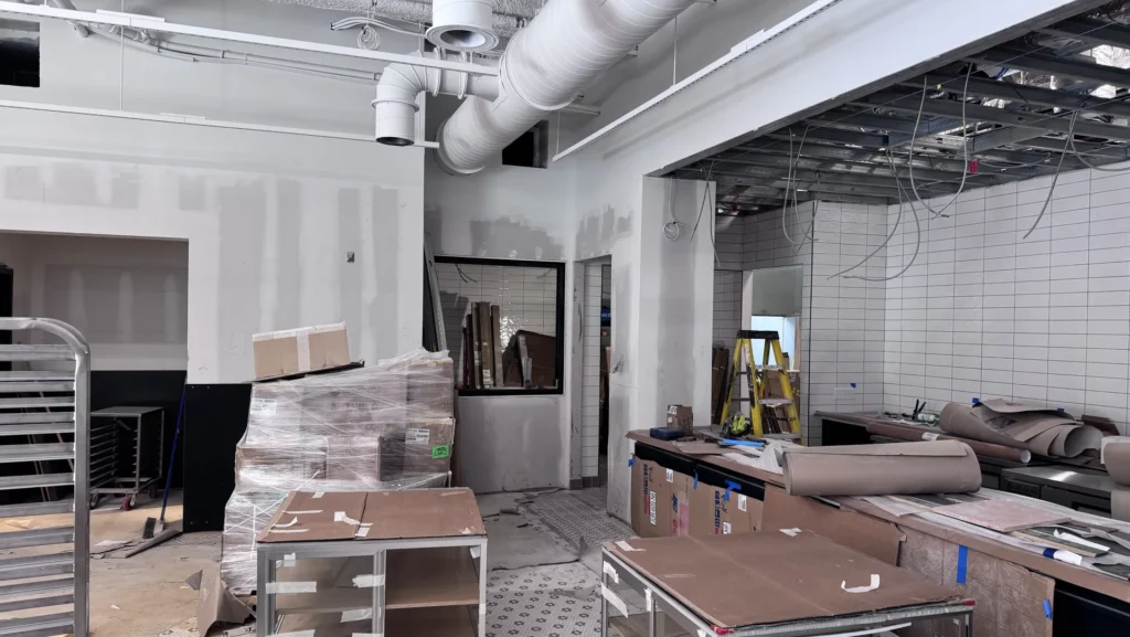 Paris Baguette in Bethlehem, Pa under construction 4/1/25