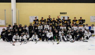 Crosby, Teammates Take the Ice with Little Penguins