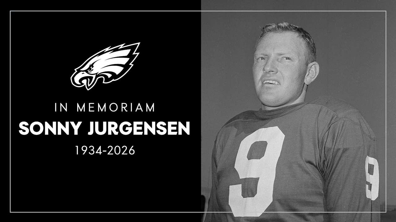 Eagles mourn the loss of Hall of Fame QB Sonny Jurgensen