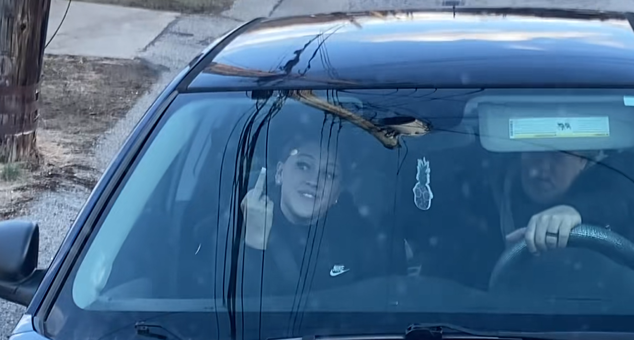 Pittsburgh couple blocks school bus