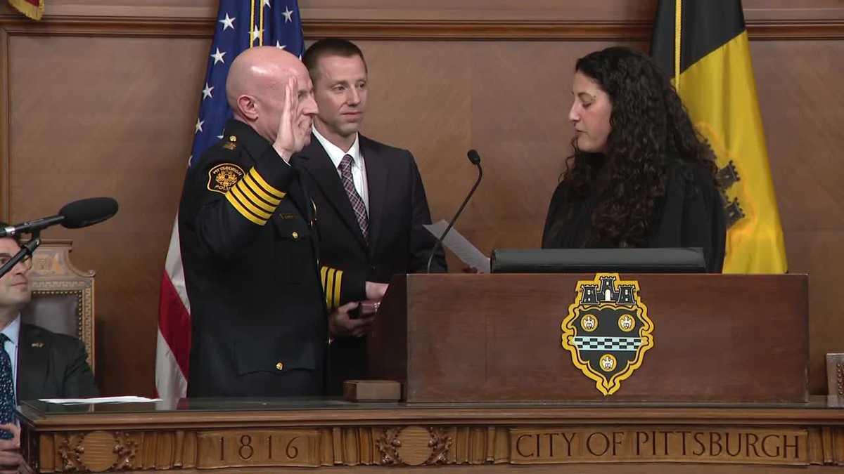 Jason Lando sworn in as Pittsburgh's new police chief