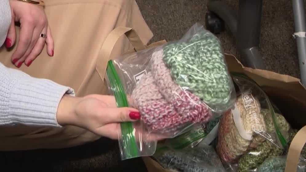 Paramedic makes hats amid rise in pre-hospital births