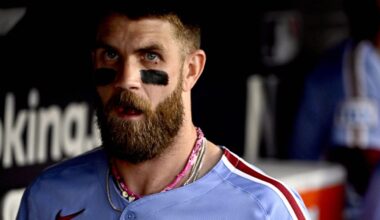 Phillies' Harper says Dombrowski's review of his play was 'wild'