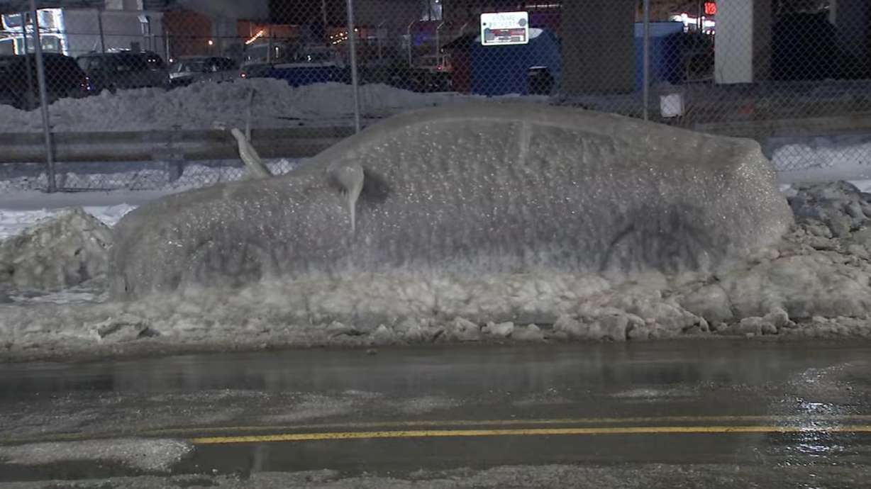 Have You Seen This? Philadelphia woman's car completely encased in ice