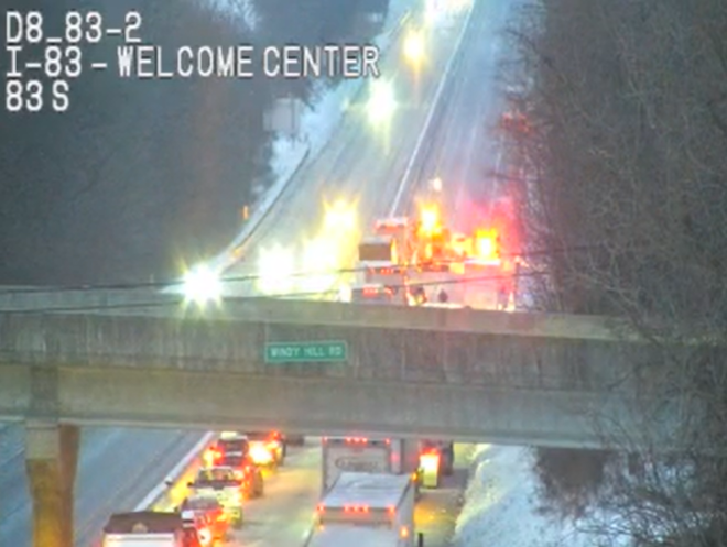 crash on i-83 southbound