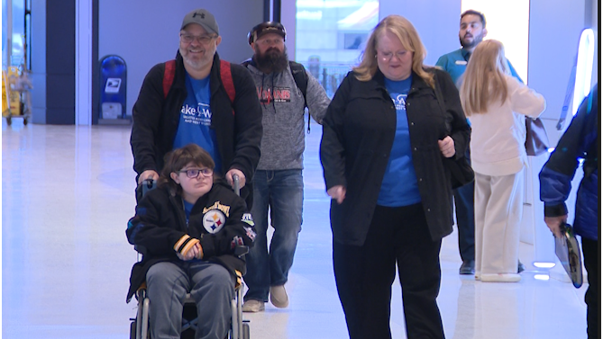 Pittsburgh 14-year-old's Super Bowl dream comes true with Make-A-Wish