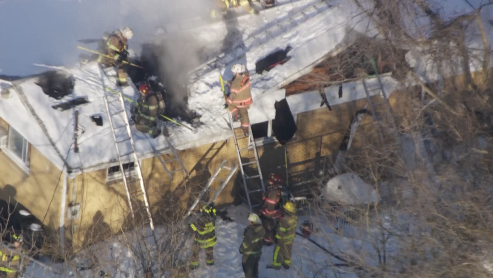 Smoke pouring from home in Westmoreland County