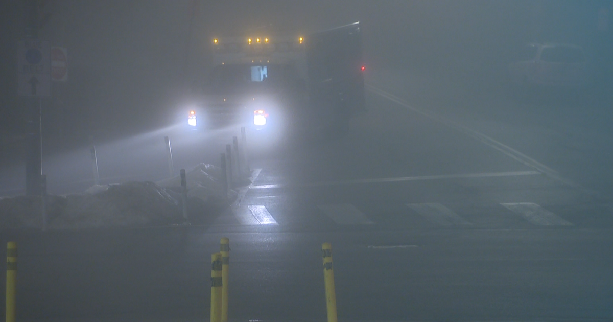 Dense fog will be in place for the holiday morning commute in the Pittsburgh area