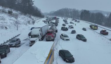 Woman describes moments before 25-vehicle crash on Interstate 79 that killed 1 and injured 9