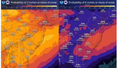 How much snow from weekend storm? Latest forecast