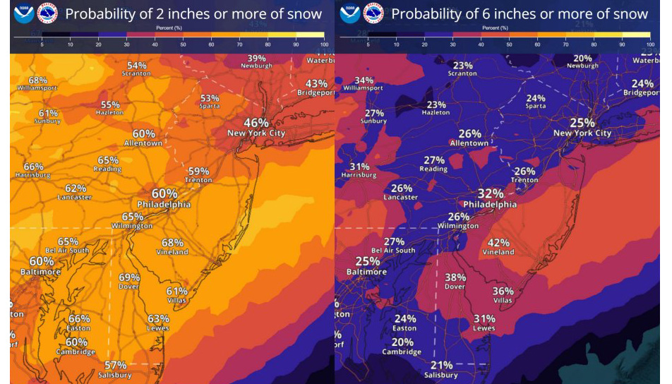 How much snow from weekend storm? Latest forecast