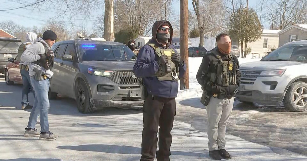 Federal agents surrounding home in Montgomery County, Pennsylvania