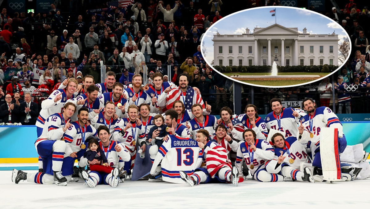 White House Blasts 'Free Bird' As Team USA Stars Visit 1600 Pennsylvania Avenue