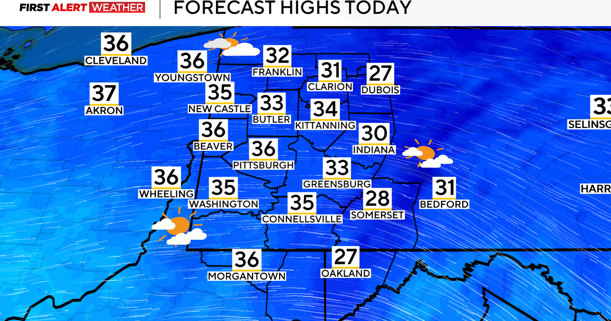 Temperatures begin to warm up as the weekend approaches in Pittsburgh, with wet weather expected