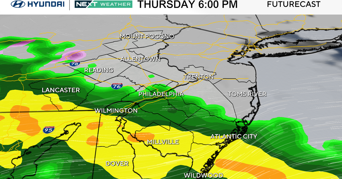 Foggy Thursday in Philadelphia region, tracking rain showers at night. Here's the weather forecast.